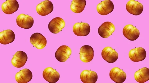Apple fruit motion design animation Stock Footage 172146099