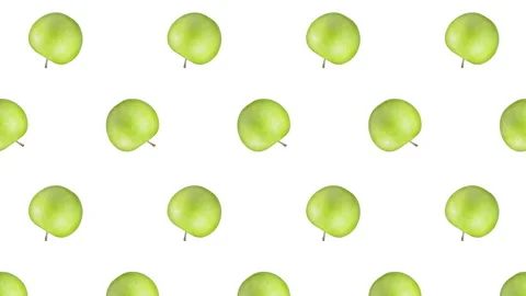 Apple fruit motion design animation Stock Footage 172393018
