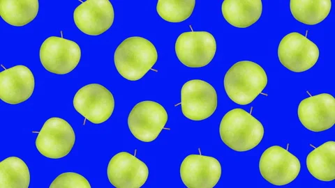 Apple fruit motion design animation Stock Footage 180480526