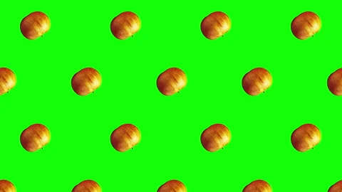 Apple fruit motion design animation Stock Footage 183032590