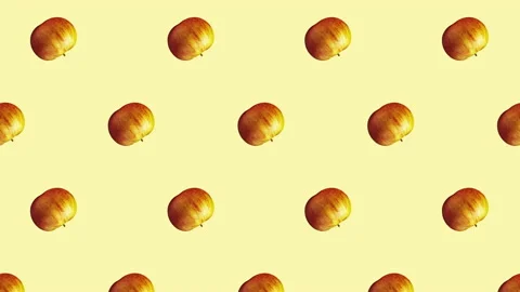 Apple fruit motion design animation Stock Footage 183461973