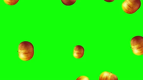 Apple fruit motion design animation Stock Footage 188132406