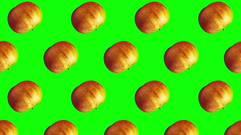 Apple fruit motion design animation Stock Footage 201665038
