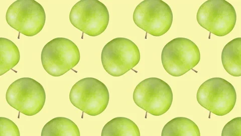 Apple fruit motion design animation Stock Footage 202318208