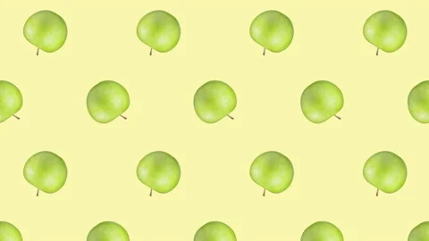 Apple fruit motion design animation Stock Footage 202318526