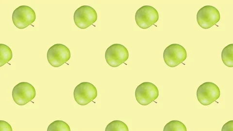 Apple fruit motion design animation Stock Footage 202318846