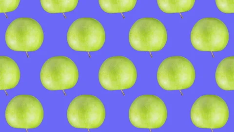 Apple fruit motion design animation Stock Footage 218390414