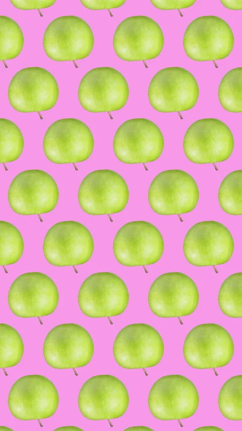 Apple fruit motion design animation Stock Footage 233436801