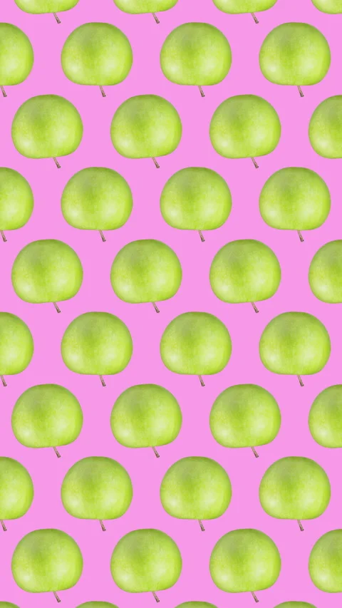 Apple fruit motion design animation Stock Footage 233437413