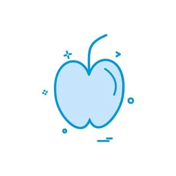 Apple fruit study icon vector design Stock Illustration