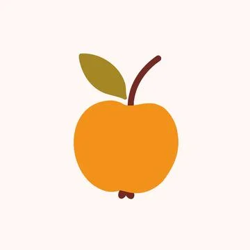 Apple fruit vector illustration isolated Stock Illustration