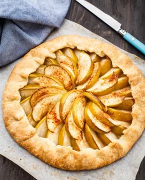 Apple galette Stock Photos