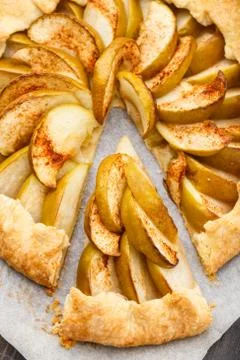 Apple galette Stock Photos