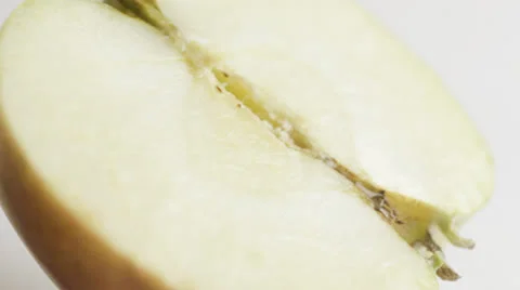 Apple Half Stock Footage 22965973