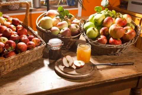 Apple harvest Stock Photos