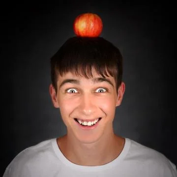 Apple on the Head Stock Photos