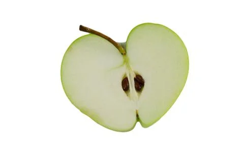 Apple heart Stock Photos