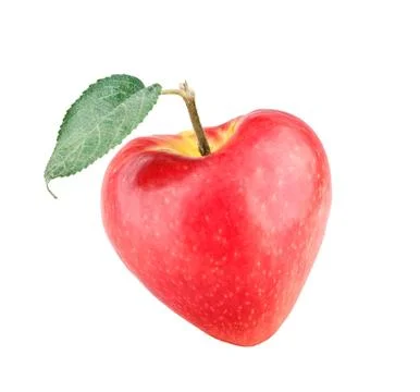 Apple heart Stock-Fotos