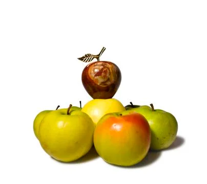 Apple hierarchy Foto stock