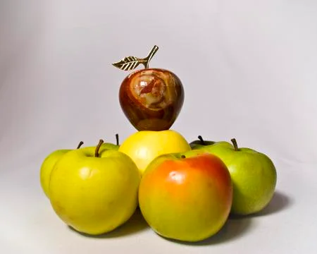 Apple hierarchy Foto stock