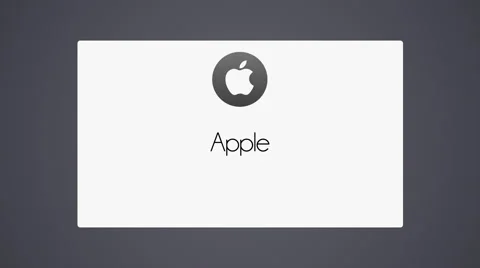 Apple icon Video stock 40884045