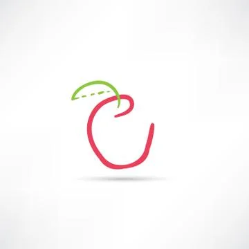 Apple icon Stock Illustration