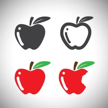 Apple icon Stock Illustration