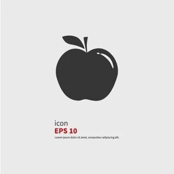 Apple icon Stock Illustration