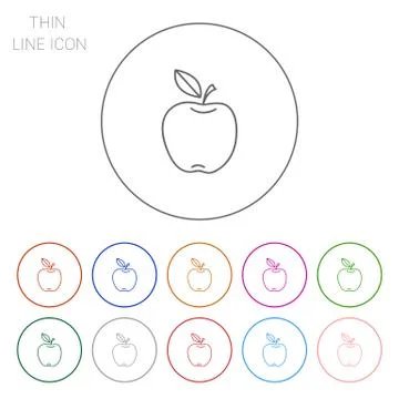 Apple icon Stock-Illustration