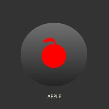 Apple icon Stock Illustration