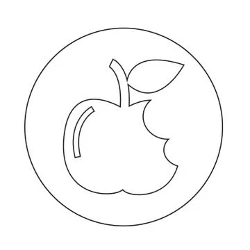 Apple icon Stock Illustration