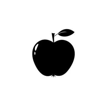 Apple Icon Stock Illustration