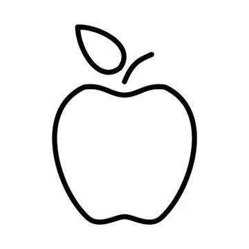 Apple Icon Stock Illustration