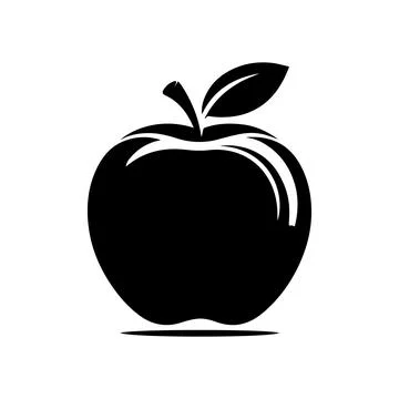 Apple icon isolated vector illustration. High quality black style vector icon イラスト素材