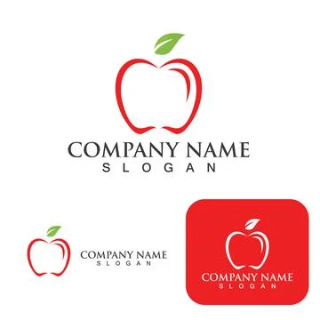 Apple  icon logo  vector illustration Stock Illustration