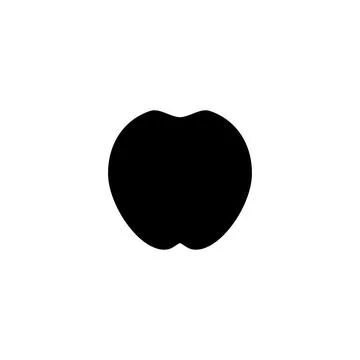 Apple icon vector. apple symbol Stock Illustration