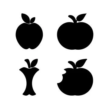 Apple icon vector. apple symbol Stock Illustration