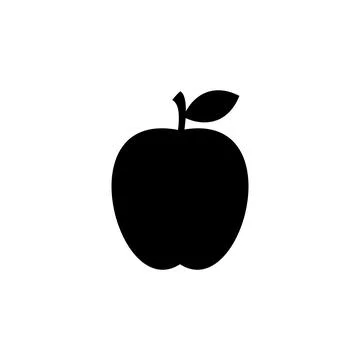 Apple icon vector. Apple vector icon. apple symbols for your web design. Illustrazione stock