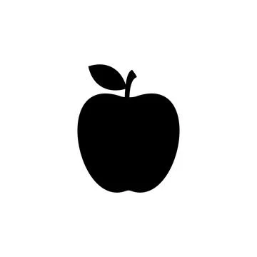 Apple icon vector. Apple vector icon. apple symbols for your web design. Stock Illustration