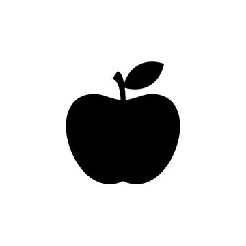 Apple icon vector. Apple vector icon. apple symbols for your web design. Stock Illustration
