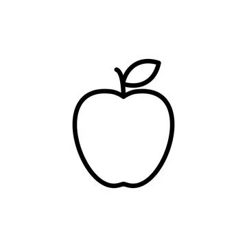 Apple icon vector. Apple vector icon. apple symbols for your web design. Stock Illustration
