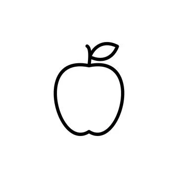 Apple icon vector. Apple vector icon. apple symbols for your web design. Stock Illustration