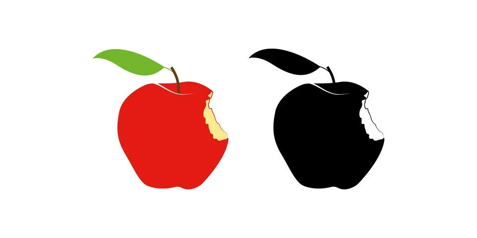 Apple icon vector. Apple vector icon. apple symbols for your web design. Illustrazione stock