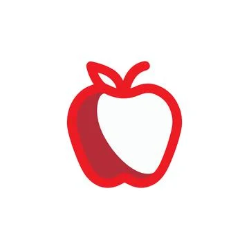 Apple icon vector illustration design template Stock Illustration