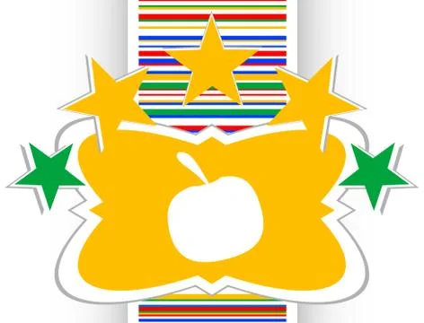 Apple icon on web button collection original button Stock Illustration