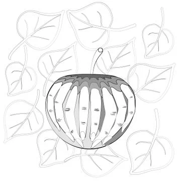 Apple Illustrazione stock