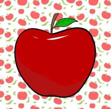 Apple Stock Illustration