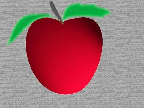 Apple illustration Stock Illustration
