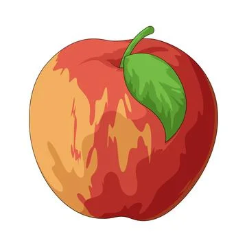 Apple illustration Stock Illustration