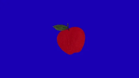 Apple illustration vector art collection Video stock 337328364